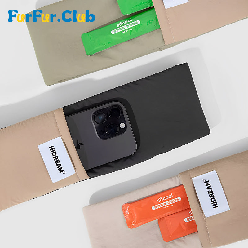 Spacious and Secure Pet Crossbody Bag with Upgraded Features