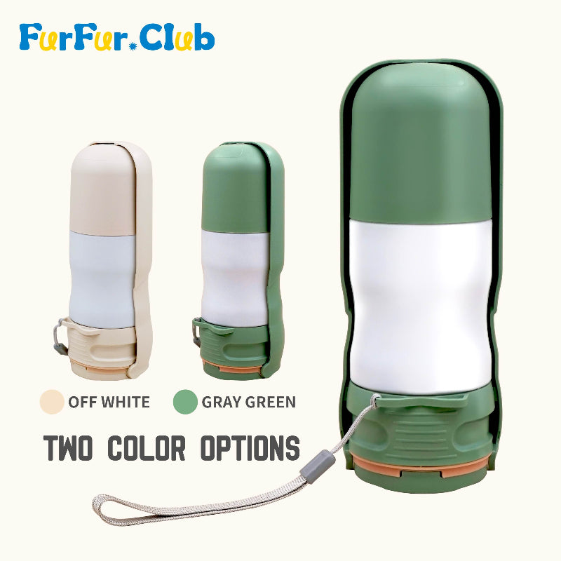 2in1 Pet Food and Water Dispenser with light 13oz