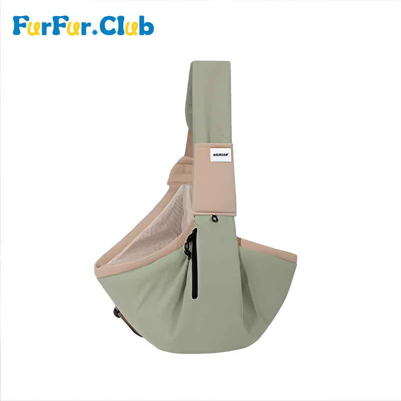 Spacious and Secure Pet Crossbody Bag with Upgraded Features