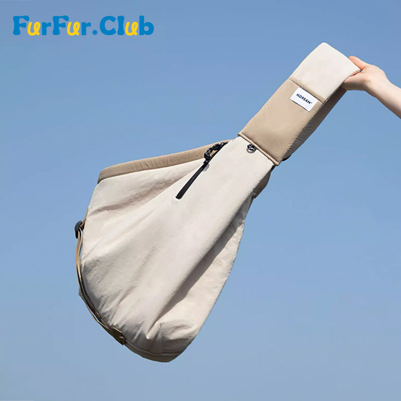 Spacious and Secure Pet Crossbody Bag with Upgraded Features