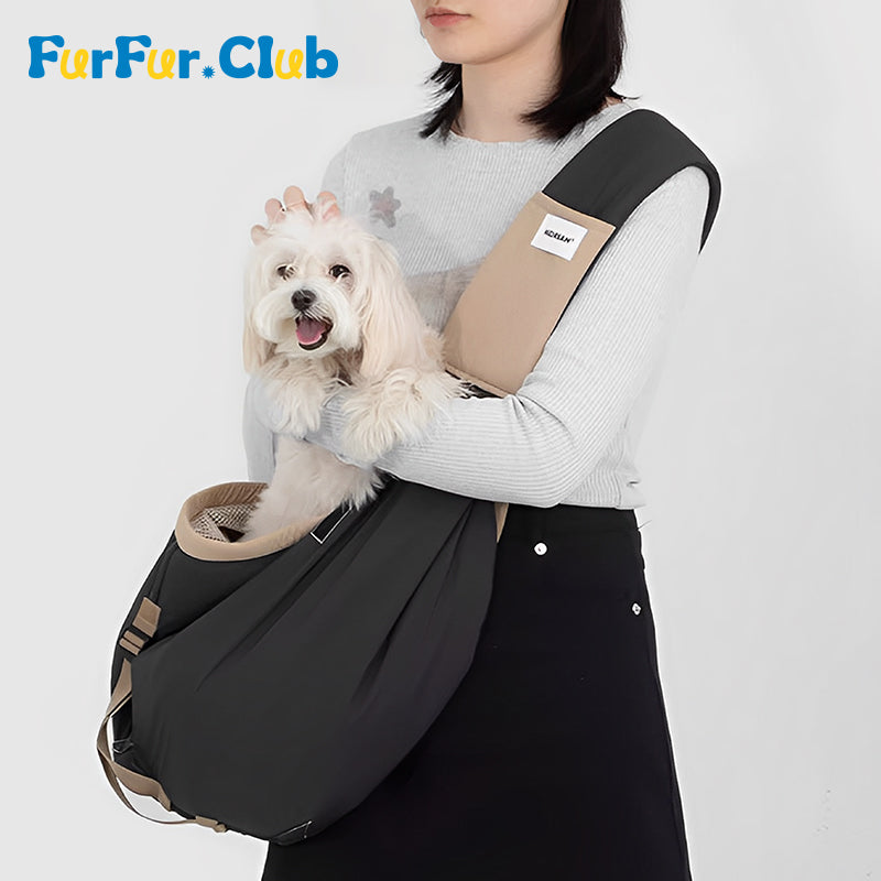 Spacious and Secure Pet Crossbody Bag with Upgraded Features